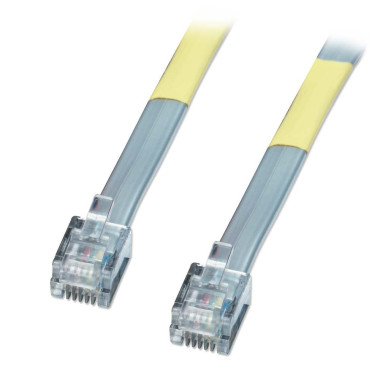 LINDY RJ-11 Cable silver