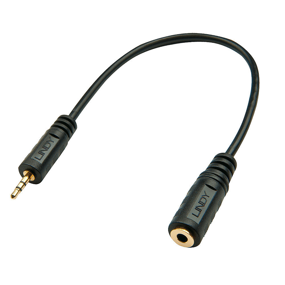 LINDY Audio Adapter Cable 2.5M 3.5F