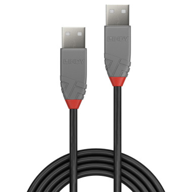LINDY 0.2m USB 2.0 Type A Cable