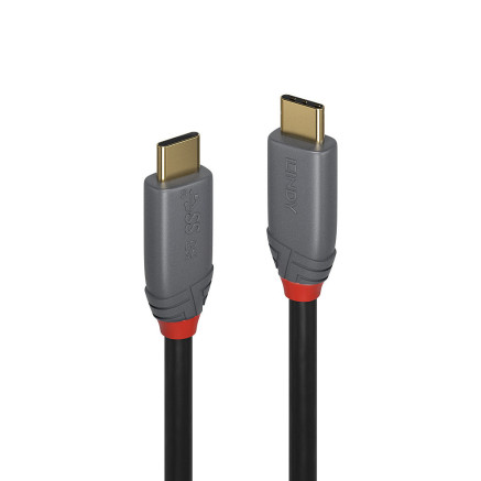LINDY CÃ¢ble USB 3.1 type C C 5A Anthra
