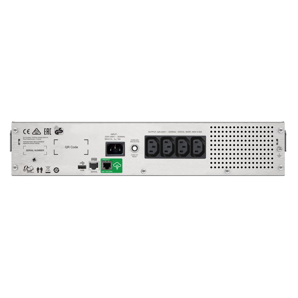 APC Smart-UPS C 1000VA LCD RM 2U 230V