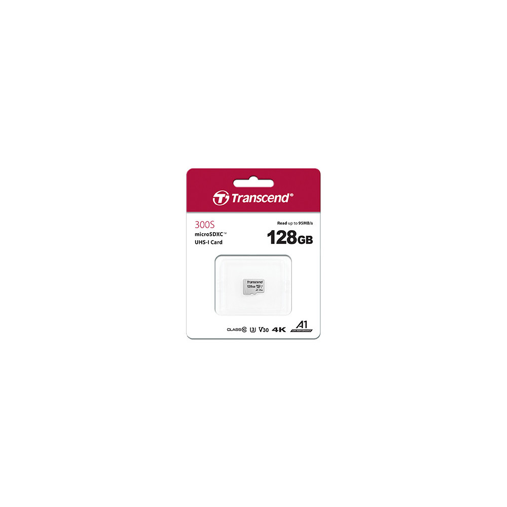 TRANSCEND 128Go UHS-I U3A1 microSD