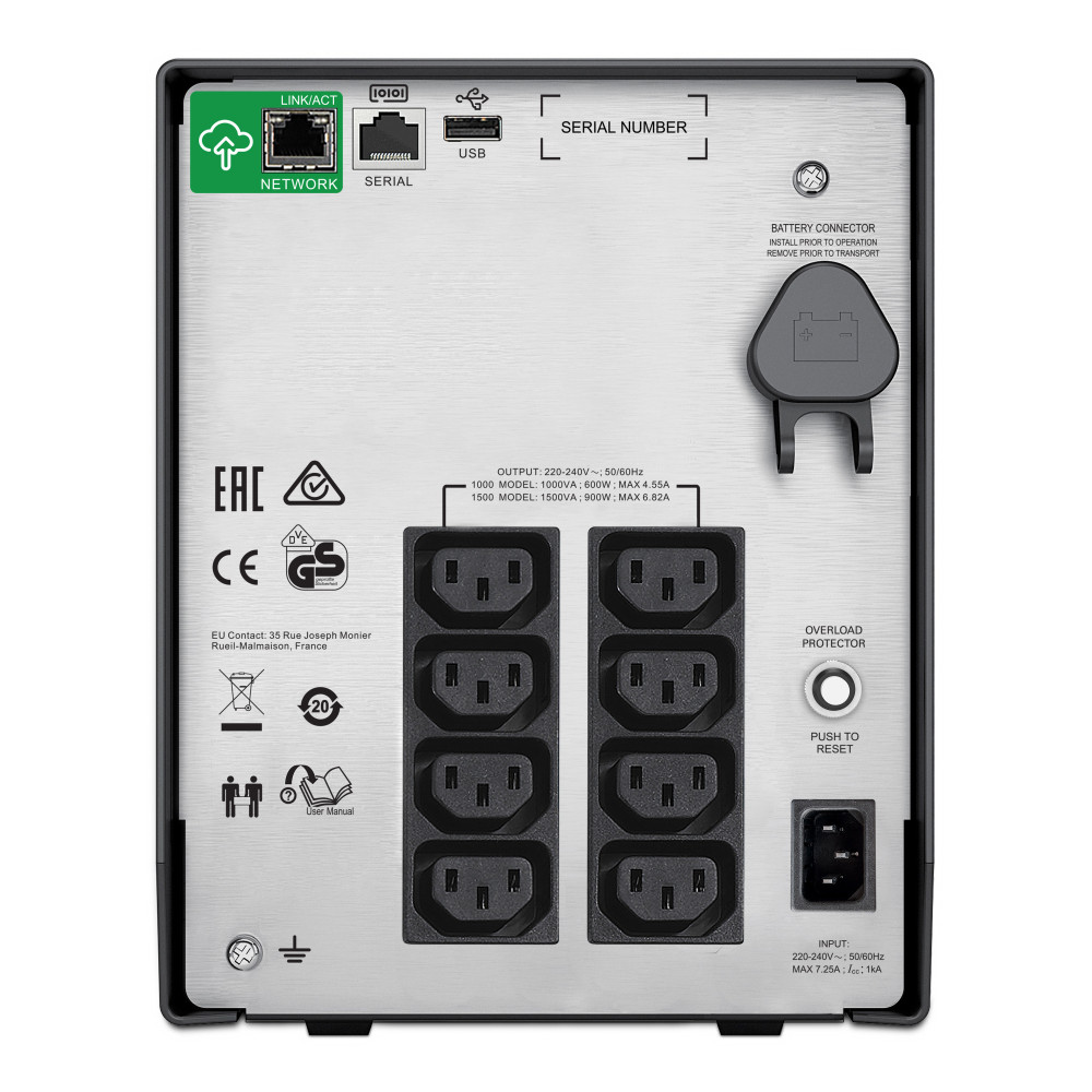 APC Smart-UPS C 1000VA LCD 230V avec