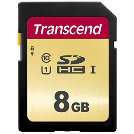 TRANSCEND 8Go UHS-I U1 Carte SD puce MLC