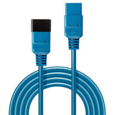 LINDY 1m IEC C19 to C20 Cable Blue
