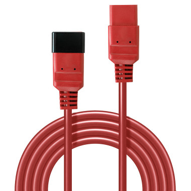 LINDY 2m IEC C19 to C20 Cable Red