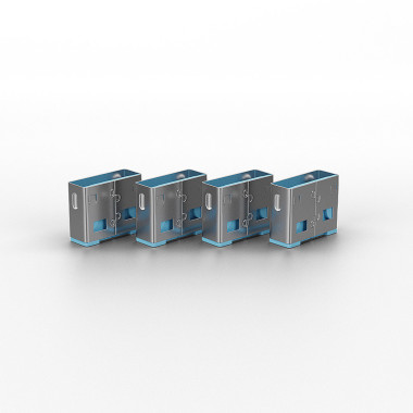 LINDY ClÃ© USB et 4 bloqueurs de ports