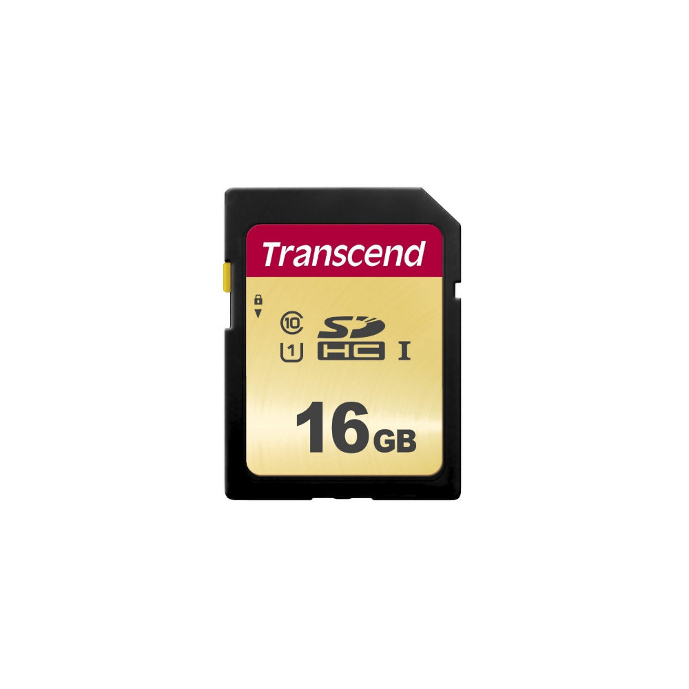 TRANSCEND 16Go UHS-I U1 Carte SD puce TRANSCEND 16Go UHS-I U1 Carte SD puce