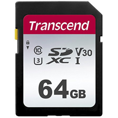 TRANSCEND 64Go UHS-I U3 Carte SD puce