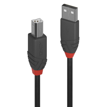 LINDY CÃ¢ble USB 2.0 type A vers B Anthra