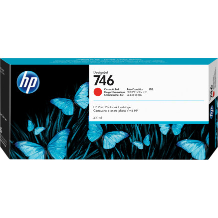 HP 746 - 300 ml - rouge chromatique - original - DesignJet - cartouche dencre - pour DesignJet Z6, Z6dr, Z9+, Z9+dr