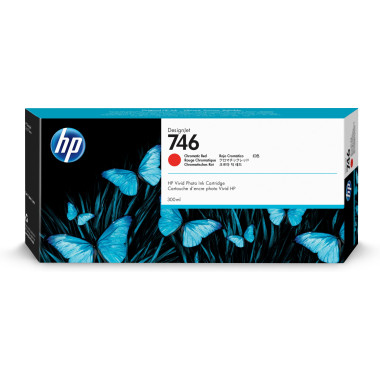 HP 746 - 300 ml - rouge chromatique - original - DesignJet - cartouche dencre - pour DesignJet Z6, Z6dr, Z9+, Z9+dr