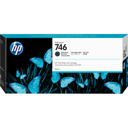 HP 746 - 300 ml - noir mat - original - DesignJet - cartouche dencre - pour DesignJet Z6, Z6dr, Z9+, Z9+dr