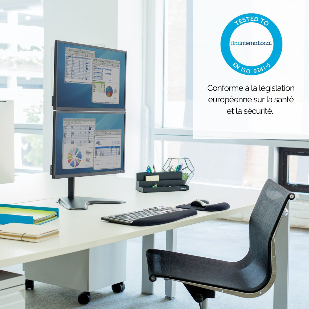 FELLOWES BRAS PORTE ÃCRAN SIMPLE PLAT