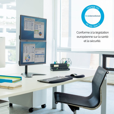 FELLOWES BRAS PORTE ÃCRAN SIMPLE PLAT