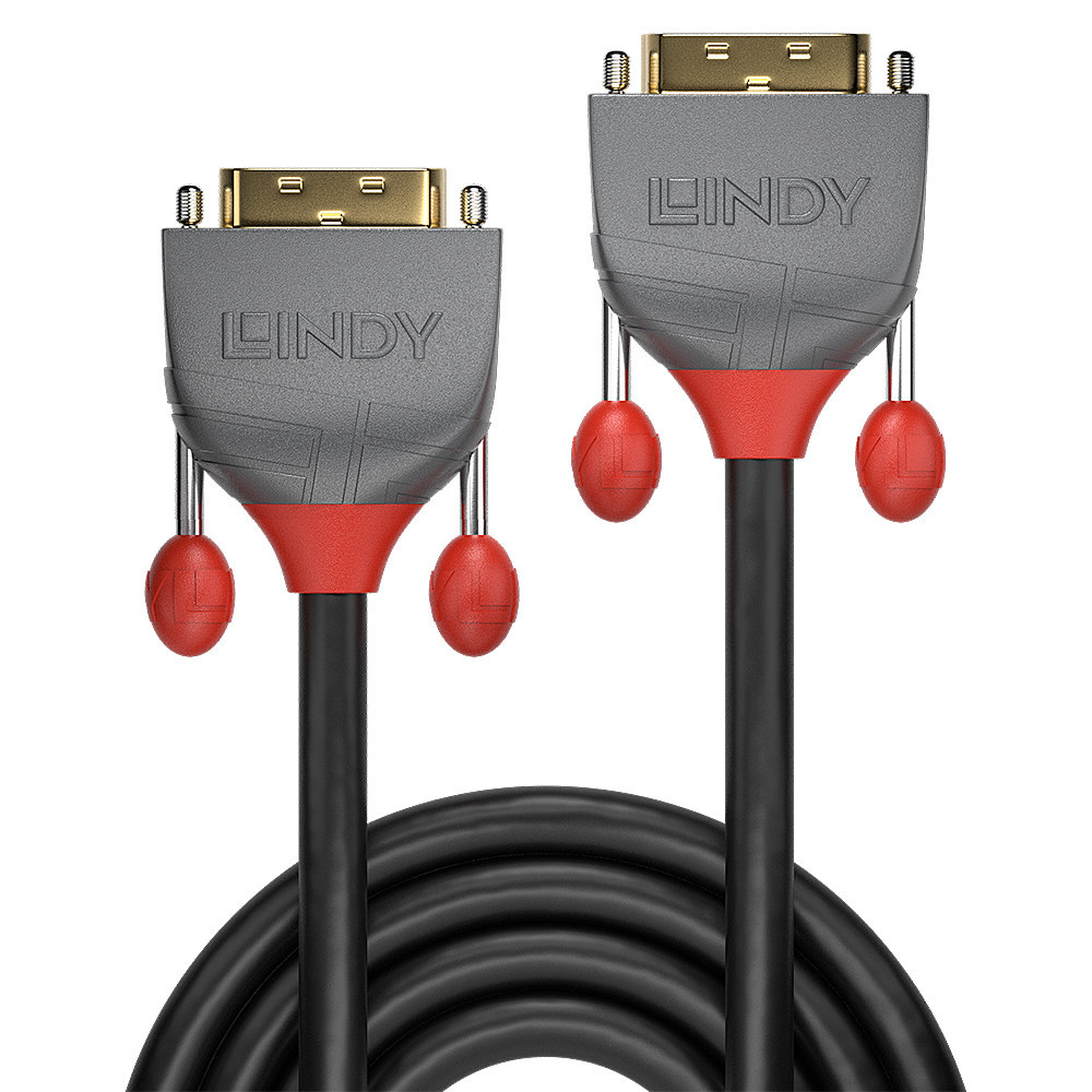 LINDY CÃ¢ble DVI-D Dual Link Anthra Line