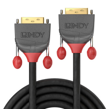 LINDY 20m DVI-D Cable M M Anthra Line