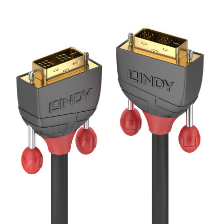 LINDY 25m DVI-D Cable M M Anthra Line