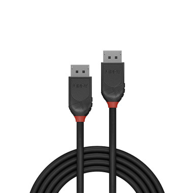 LINDY 0.5m DisplayPort 1.2 Cable Black