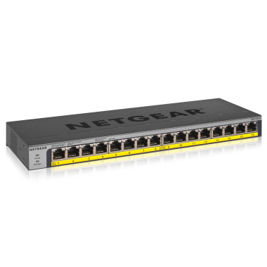 NETGEAR Switch Desktop Gigabit 16-port 101001000 GS116LP-100EUS