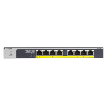 NETGEAR Switch  8-port 101001000 GS108LP-100EUS