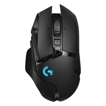 Mouse Logitech G G502 Lightspeed rechts Wireless Schwarz (910-005568)