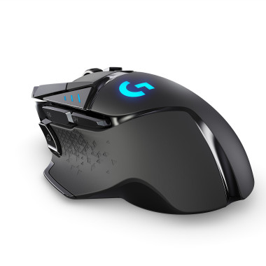 Mouse Logitech G G502 Lightspeed rechts Wireless Schwarz (910-005568)