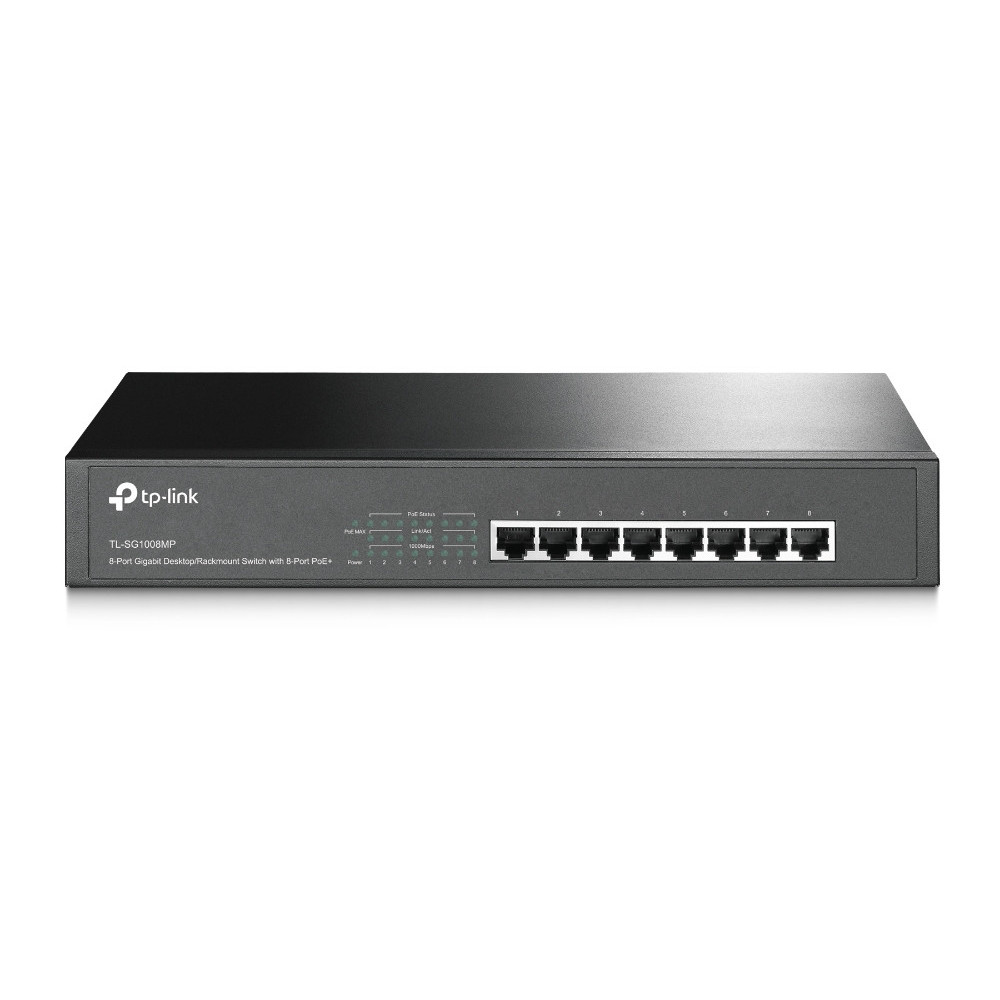 TP-Link Switch Gigabit 8-port 101001000M TL-SG1008MP TP-Link Switch Gigabit 8-port 101001000M TL-SG1008MP