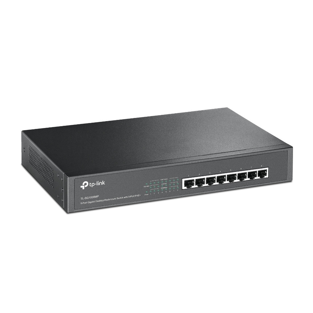 TP-Link Switch Gigabit 8-port 101001000M TL-SG1008MP