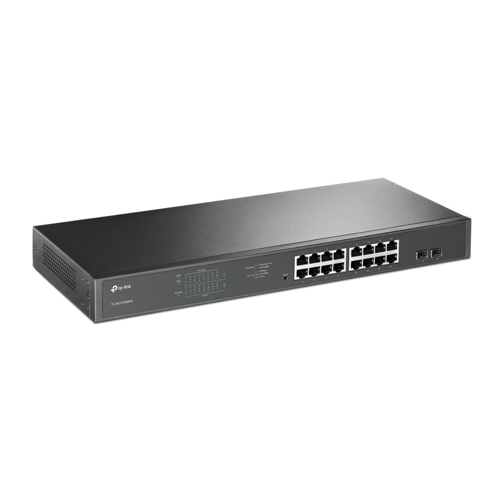 TP-Link Switch Jetstream Smart 16-port 101001000 TL-SG1218MPE