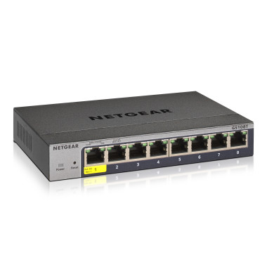 NETGEAR Switch Desktop Pro 8-port 101001000 GS108T-300PES