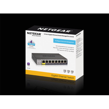 NETGEAR Switch Desktop Pro 8-port 101001000 GS108T-300PES
