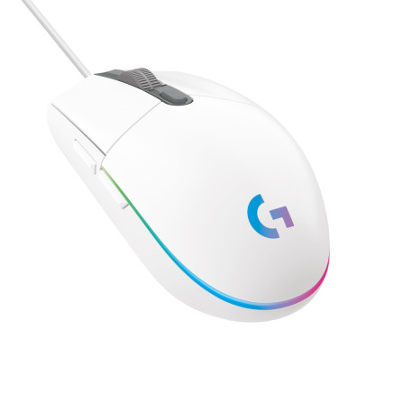 Mouse Logitech G G203 Lightsync - Wei (910-005797)