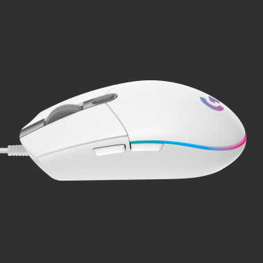 Mouse Logitech G G203 Lightsync - Wei (910-005797)