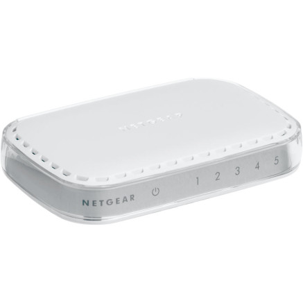 NETGEAR Switch Desktop Gigabit 5-port 10100 GS605-400PES