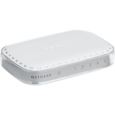 NETGEAR Switch Desktop Gigabit 5-port 10100 GS605-400PES