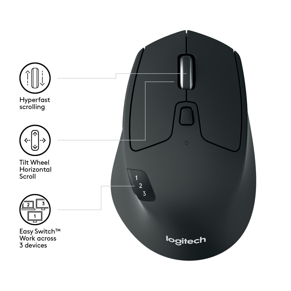 Mouse Logitech M720 Triathlon schwarz (910-004791)
