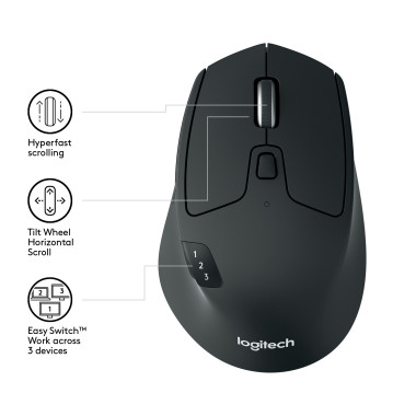 Mouse Logitech M720 Triathlon schwarz (910-004791)