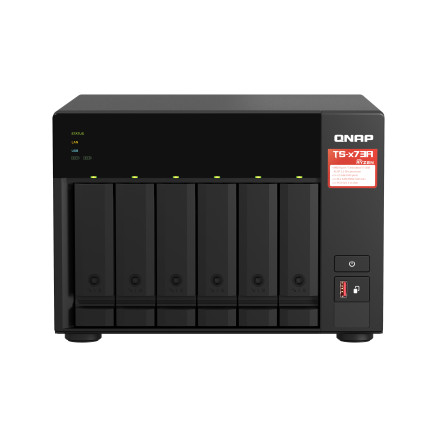 NAS Server QNAP TS-673A-8G - NAS-Server - 6 Bay - 24 TB
