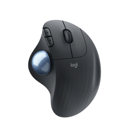 Mouse Logitech ERGO M575 for Business - rechts - Trackball - RF Wireless  Bluetooth - 2000 DPI - Graphit   (910-006221)