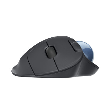 Mouse Logitech ERGO M575 for Business - rechts - Trackball - RF Wireless  Bluetooth - 2000 DPI - Graphit   (910-006221)