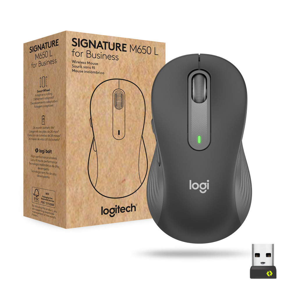 Mouse Logitech Signature M650 L graphite (910-006348) Mouse Logitech Signature M650 L graphite (910-006348)