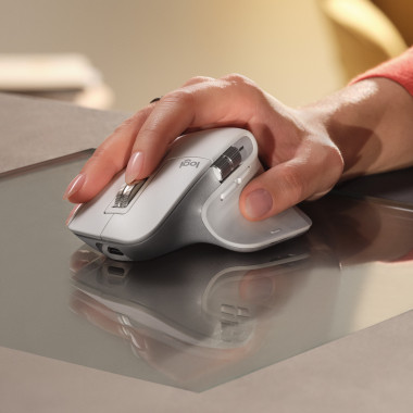 Mouse Logitech MX Master 3S wireless - Silber - Wei (910-006560)