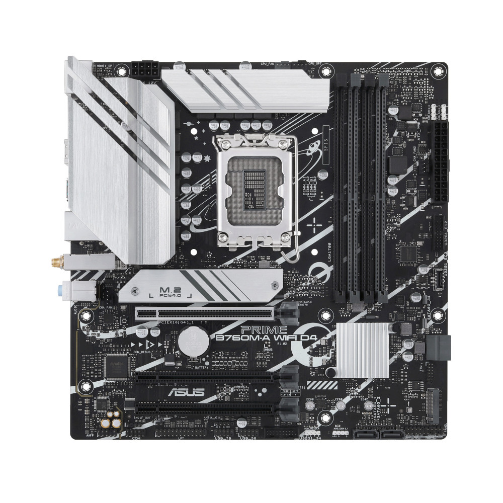 ASUS Prime B760M-A D4 (WIFI) (1700) (EU) ASUS Prime B760M-A D4 (WIFI) (1700) (EU)