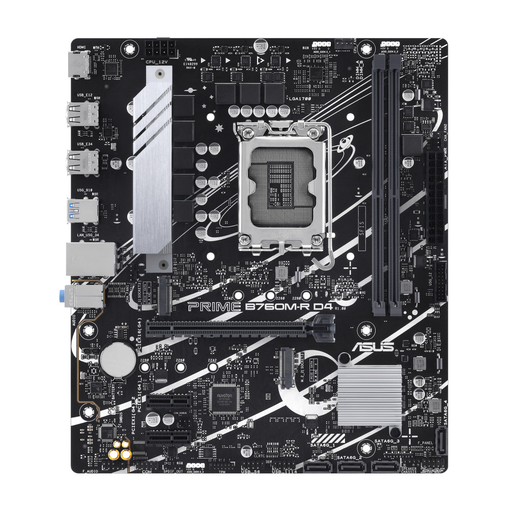 ASUS Prime B760M-R D4 (1700) (EU) ASUS Prime B760M-R D4 (1700) (EU)