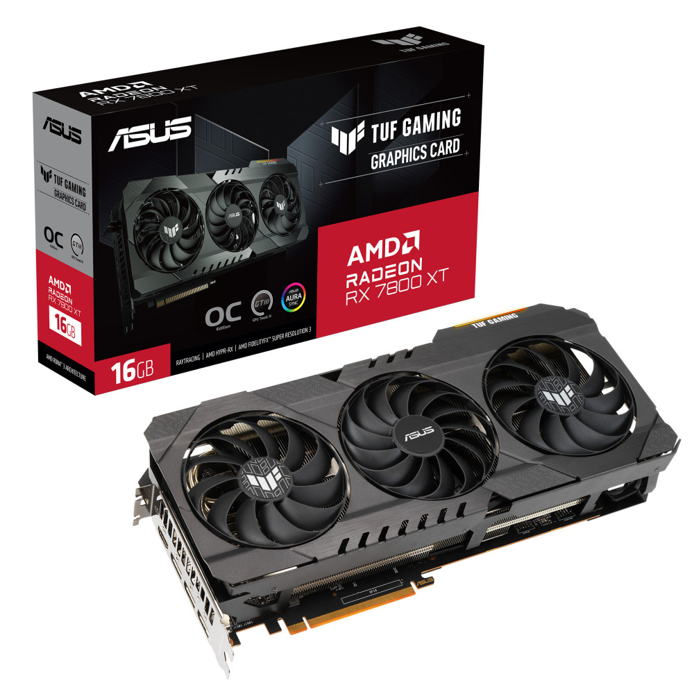 VGA Asus Radeon RX 7800XT 16GB TUF Gaming OG OC GDDR6 VGA Asus Radeon RX 7800XT 16GB TUF Gaming OG OC GDDR6