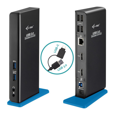i-tec USB 3.0USB-C Docking Station U3DUALHDMIDOCK