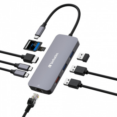 Verbatim USB-C Multiport Hub 9 Port CMH-09 32152