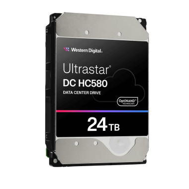 HDD WD Ultrastar DC HC580 WUH722424ALE6L4 - Festplatte - 24 TB - intern - 3.5 (8.9 cm)
