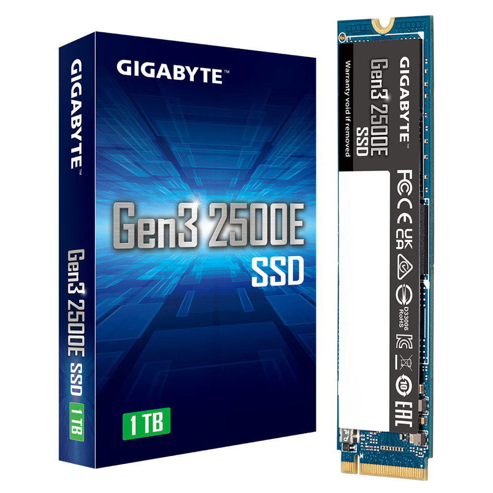 SSD GIGABYTE 2500e 1TB M.2 PCIe G325E1TB PCIe 3.0 x4 NVME SSD GIGABYTE 2500e 1TB M.2 PCIe G325E1TB PCIe 3.0 x4 NVME